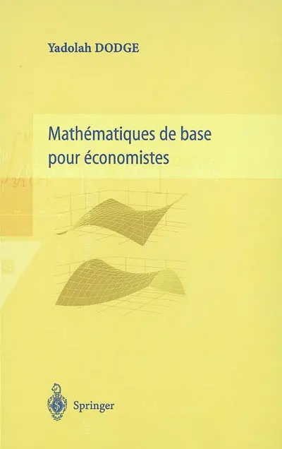 Mathématiques de base pour économistes