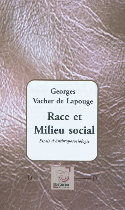 Race et milieu social : essais d'anthroposociologie