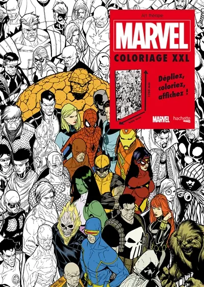 Marvel : coloriages XXL