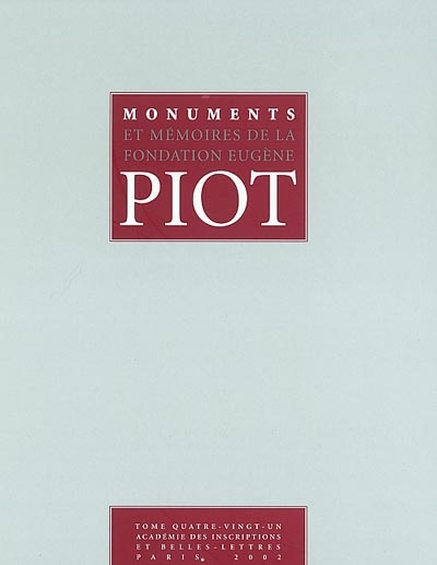 Monuments et mémoires. Vol. 81. Le couvent de Horomos d'après les archives de Toros Toramanian
