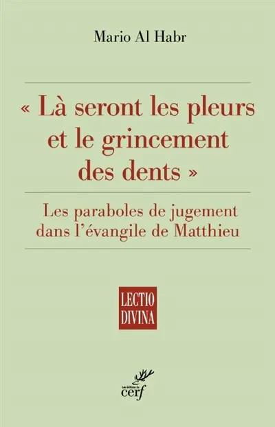 "Là seront les pleurs et le grincement des dents" : les paraboles de jugement dans l'évangile de Matthieu