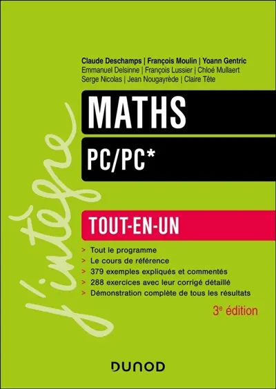 Maths PC, PC* : tout-en-un