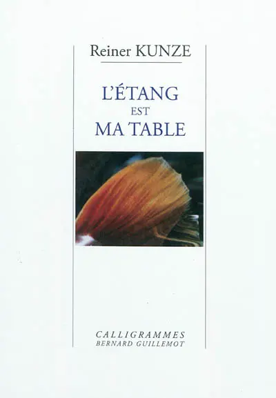 L'étang est ma table