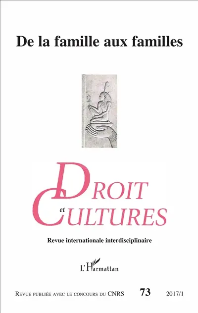 Droit et cultures, hors série, n° 73. De la famille aux familles