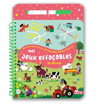 Mes jeux effaçables : La ferme