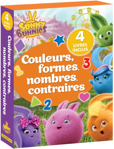 Sunny Bunnies. Couleurs, formes, nombres, contraires : 4 livres inclus