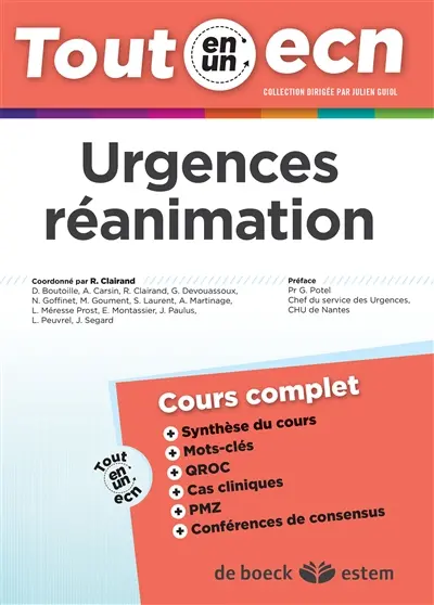 Urgences, réanimation