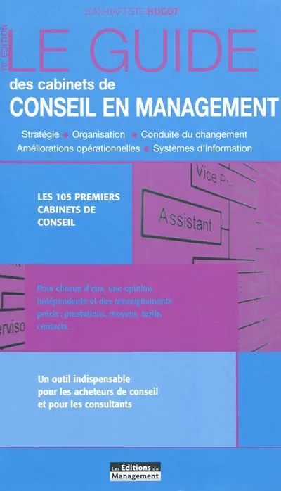 Le guide des cabinets de conseil en management