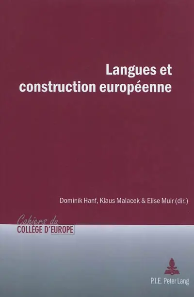 Langues et construction européenne