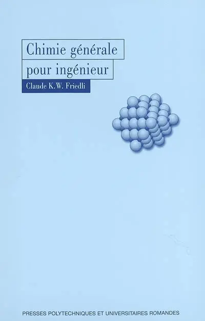 Chimie générale pour ingénieurs