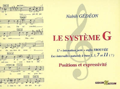 Le système G : l'intonation...