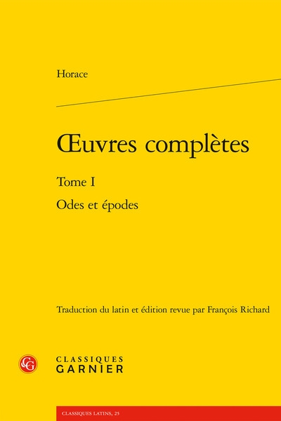 Oeuvres complètes. Vol. 1