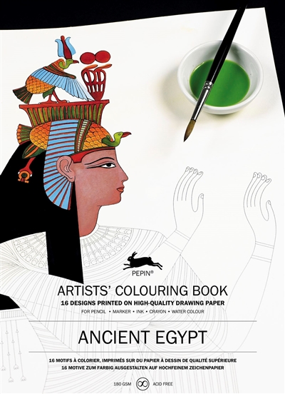 Artists' colouring book. Ancient Egypt. Livret de coloriage artistes. Ancient Egypt. Künstler-Malbuch. Ancient Egypt