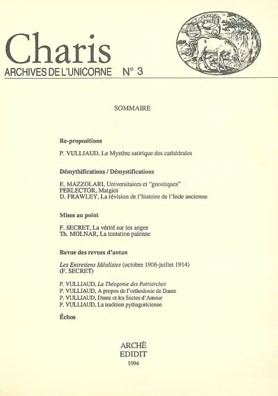 Charis, n° 3