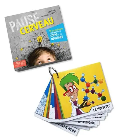 Cartons Pause cerveau : 27 activités minute pour énergiser le corps et les neurones