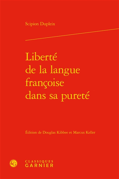 Liberté de la langue françoise dans sa pureté