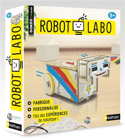 Robot labo : fabrique, personnalise, fais des expériences de robotique !