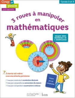3 roues à manipuler en mathématiques : cycles 2 et 3