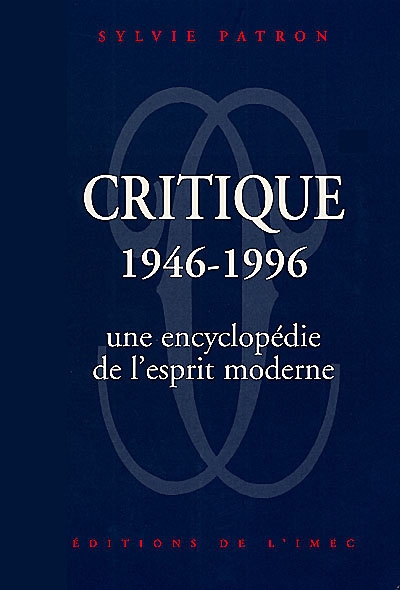 Critique : 1946-1996, une encyclopédie de l'esprit moderne
