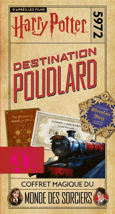 Destination Poudlard, Harry Potter : platform 9 3-4 : coffret magique du monde des sorciers