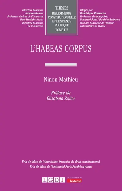 L'habeas corpus