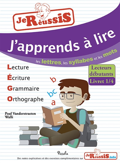 J'apprends à lire les lettres, les syllabes et les mots