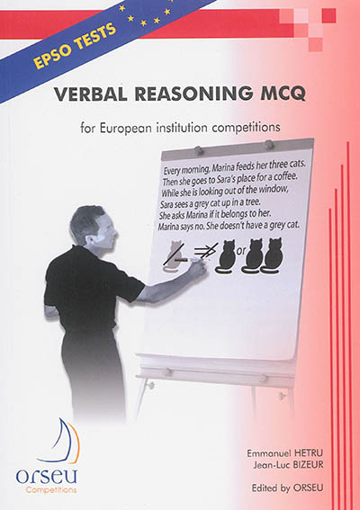 Verbal reasoning MQC for European institution competitions