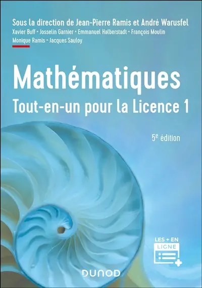 Mathématiques tout-en-un pour la licence : niveau L1 : cours et exercices corrigés