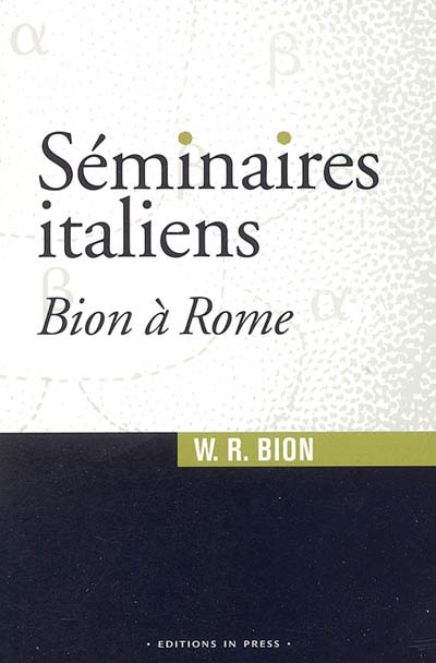 Séminaires italiens : Bion à Rome
