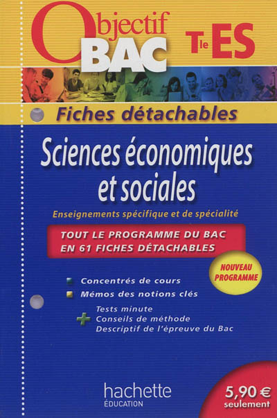 Sciences économiques et sociales terminale ES : enseignements spécifique et de spécialité