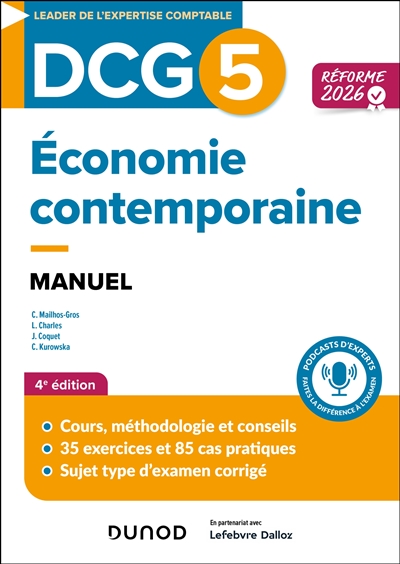 DCG 5, économie...