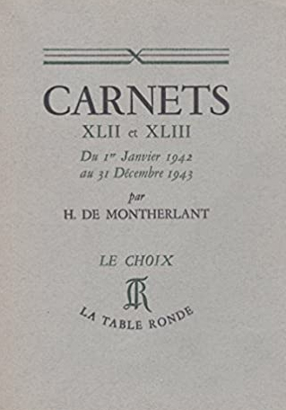 Carnets. Vol. 4. 1942-1943