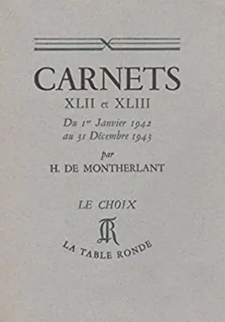 Carnets. Vol. 4. 1942-1943