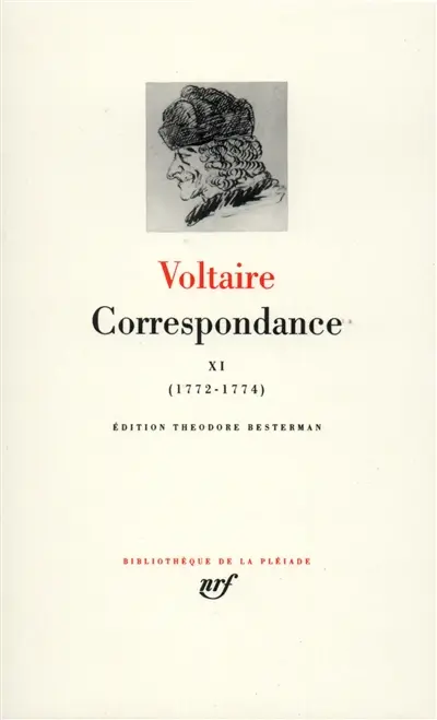 Correspondance. Vol. 11. Juillet 1772-décembre 1774