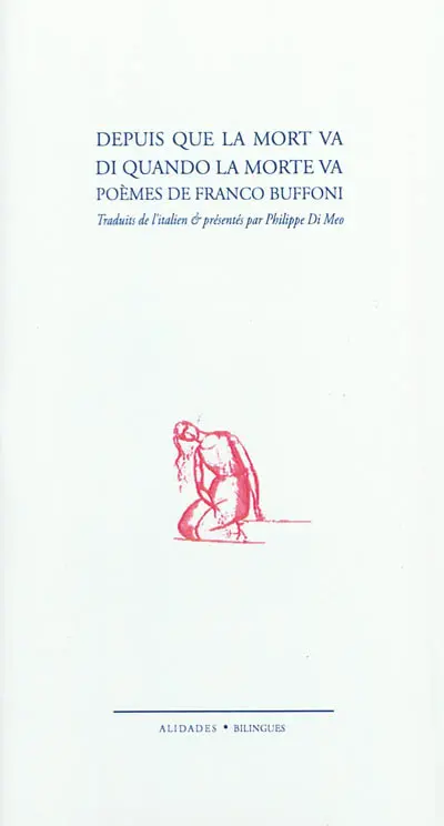 Depuis que la mort va : vingt-trois poèmes du recueil Guerra. Di quando la morte va