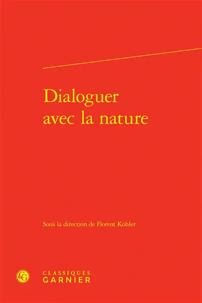 Dialoguer avec la nature