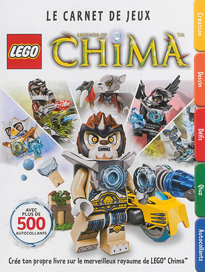 Lego legends of Chima : le carnet de jeux
