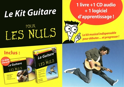 Le kit guitare pour les nuls + 1 CD audio + 1 logiciel