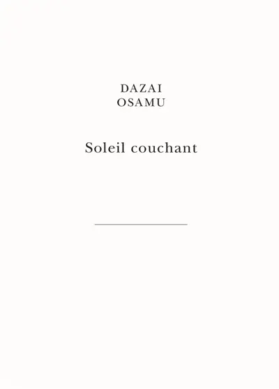 Soleil couchant