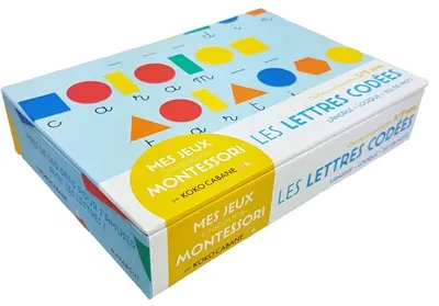 Les lettres codées : langage, logique, jeu de mots, cartes sensorielles 5-9 ans : mes jeux d'inspiration Montessori