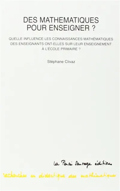 Des mathématiques pour enseigner ? : quelle influence les connaissances mathématiques des enseignants ont-elles sur leur enseignement à l'école primaire ?