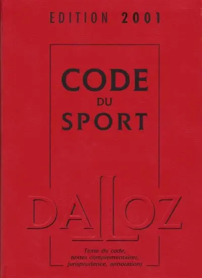 Code du sport 2001