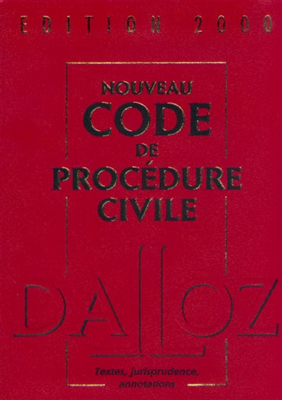 Nouveau code de procédure civile 2000