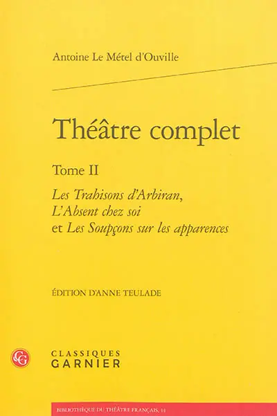 Théâtre complet. Vol. 2