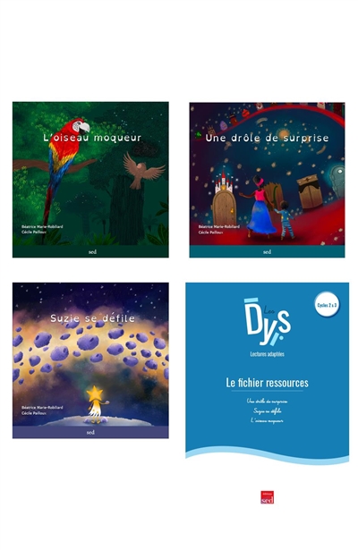 Les dys, lectures adaptées,...