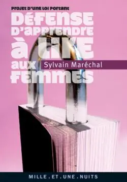 Projet de loi portant défense d'apprendre à lire aux femmes