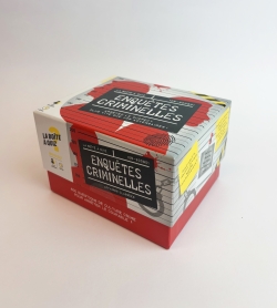 La boîte Enquêtes criminelles : Arrêtez le suspect plus vite que vos adversaires !