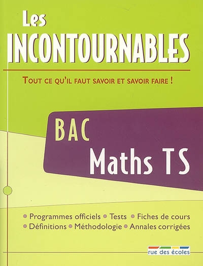 Bac maths TS