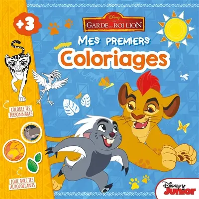 Mes premiers coloriages : la garde du roi lion