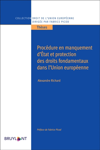 Procédure en manquement...